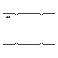DayMark MoveMark™ 1 3/16" x 11/16" Removable White 1,000-Count Date Coder Label Roll for Speedy Mark® DM4.5 and DM5 - 6/Case