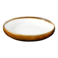 Bon Chef Tavola Amaretto 6" Brown Plate - 12/Case