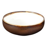 Bon Chef Tavola Amaretto 32 oz. Brown Bowl - 24/Case