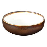 Bon Chef Tavola Amaretto 48 oz. Brown Bowl - 12/Case