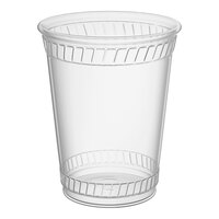 Fabri-Kal GC7 Greenware 7 oz. Compostable Clear Customizable Plastic Cold Cup - 50/Pack