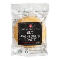 OMG...It's Gluten Free Individually Wrapped Gluten-Free Old Fashioned Donut 2 oz. - 36/Case