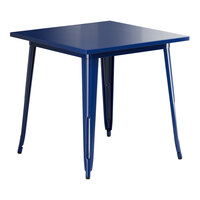 Lancaster Table & Seating Alloy 32" x 32" Sapphire Standard Height Outdoor Table