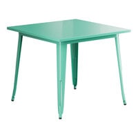 Lancaster Table & Seating Alloy Series 36" x 36" Aquamarine Standard Height Outdoor Table