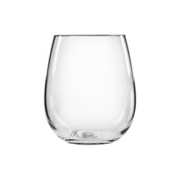 Carlisle 566407 Alibi 17 oz. SAN Plastic Stemless Wine Glass - 24/Case