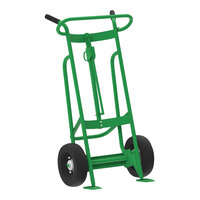 Valley Craft 1,000 lb. 2-Wheel Steel Drum Truck with Brakes and Pneumatic Wheels F82025A4