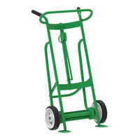 Valley Craft 1,000 lb. 2-Wheel Steel Drum Truck with Brakes and Solid Rubber Wheels F82150A1