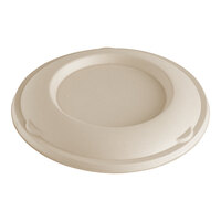 World Centric Compostable No PFAS Added Fiber Lid for 36-64 oz. Fiber Take-Out Bowls - 300/Case