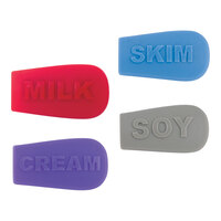 Service Ideas ErgoServ Silicone Creamer Indicator Socks Set 10-00209-VAR4 - 4/Case