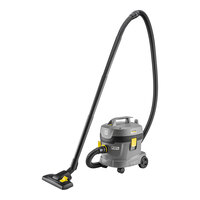 Karcher T 12/1 1.355-127.0 3 Gallon Dry Canister Vacuum Cleaner with Tool Kit - 1 3/4 hp