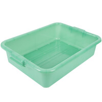 Vollrath 1511-C19 Traex® Color-Mate Green Perforated Drain Box - 20" x 15" x 5"