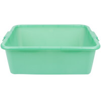 Vollrath 1517-C19 Traex® Color-Mate Green Perforated Drain Box - 20" x 15" x 7"