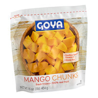 Goya IQF Mango Chunks 1 lb. - 12/Case