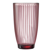 Arcoroc Rock Line 12.25 oz. Pink Highball Glass by Arc Cardinal - 24/Case