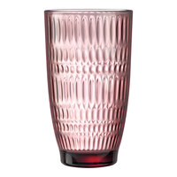 Arcoroc Rock Dew 12.25 oz. Pink Highball Glass by Arc Cardinal - 24/Case