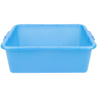 Vollrath 1517-C04 Traex® Color-Mate Blue Perforated Drain Box - 20" x 15" x 7"