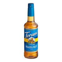 Torani Sugar-Free Hazelnut Flavoring Syrup 750 mL Plastic Bottle - 4/Case