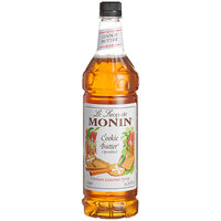 Monin Premium Cookie Butter Flavoring Syrup 1 Liter - 4/Case