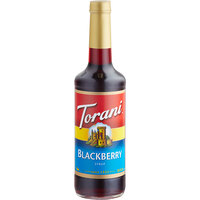 Torani Blackberry Flavoring / Fruit Syrup 750 mL Glass Bottle - 12/Case