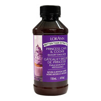 LorAnn Oils 4 fl. oz. Princess Cake and Cookie Bakery Emulsion - 6/Case
