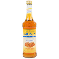 Monin Sugar Free Caramel Flavoring Syrup 750 mL - 12/Case