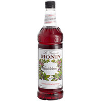 Monin Premium Huckleberry Flavoring / Fruit Syrup 1 Liter - 4/Case