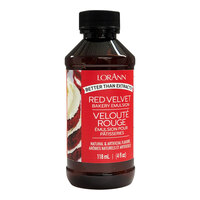 LorAnn Oils 4 fl. oz. Red Velvet Bakery Emulsion - 6/Case