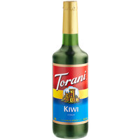 Torani Kiwi Flavoring / Fruit Syrup 750 mL Glass Bottle - 12/Case