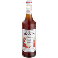 Monin Premium Caramel Apple Butter Flavoring Syrup 750 mL - 12/Case