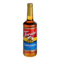 Torani Cinnamon Flavoring Syrup 750 mL Glass Bottle - 12/Case