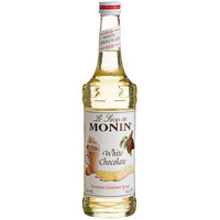 Monin Premium White Chocolate Flavoring Syrup 750 mL - 12/Case