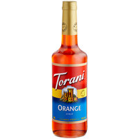 Torani Orange Flavoring / Fruit Syrup 750 mL Glass Bottle - 12/Case