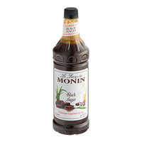 Monin Premium Black Sugar Flavoring Syrup 1 Liter - 4/Case