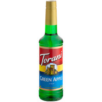 Torani Green Apple Flavoring Syrup 750 mL Plastic Bottle - 4/Case