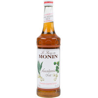 Monin Premium Macadamia Nut Flavoring Syrup 750 mL - 12/Case