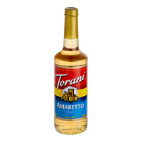 Torani Amaretto Flavoring Syrup 750 mL Glass Bottle - 12/Case