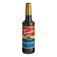 Torani Chai Tea Spice Flavoring Syrup 750 mL Plastic Bottle - 4/Case