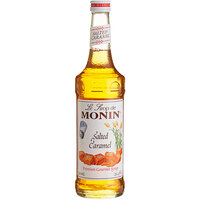 Monin Premium Salted Caramel Flavoring Syrup 750 mL - 12/Case