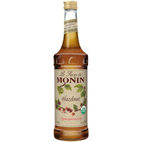 Monin Organic Hazelnut Flavoring Syrup 750 mL - 6/Case