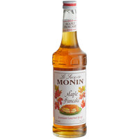 Monin Premium Maple Pancake Flavoring Syrup 750 mL - 12/Case