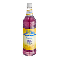 Monin Sugar-Free Lavender Flavoring Syrup 1 Liter - 4/Case