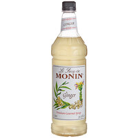 Monin Premium Ginger Flavoring Syrup 1 Liter - 4/Case