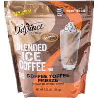 DaVinci Gourmet 2.75 lb. Ready to Use Coffee Toffee Freeze Mix - 5/Case