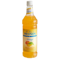 Monin Sugar Free Mango Flavoring Syrup 1 Liter - 4/Case