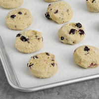 David's Cookies Gourmet Lemon Blueberry Cookie Dough 1.5 oz. - 216/Case