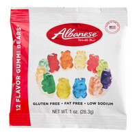 Albanese 12-Flavor Gummi Bears 1 oz. - 200/Case