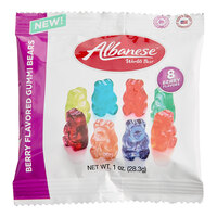 Albanese Berry-Flavored Gummi Bears 1 oz. - 200/Case