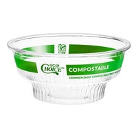EcoChoice 5 oz. Compostable Clear PLA Dessert Cup - 500/Case