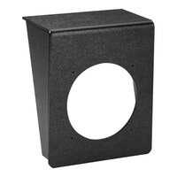 Dispense-Rite UCMB-1BT Black Polystyrene Surface-Mount Undercounter Mounting Bracket for One-Size-Fits-All Cup and Lid Dispenser