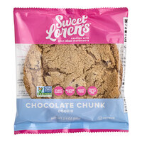 Sweet Loren's Gluten-Free Individually Wrapped Chocolate Chunk Cookie 2.4 oz. - 36/Case